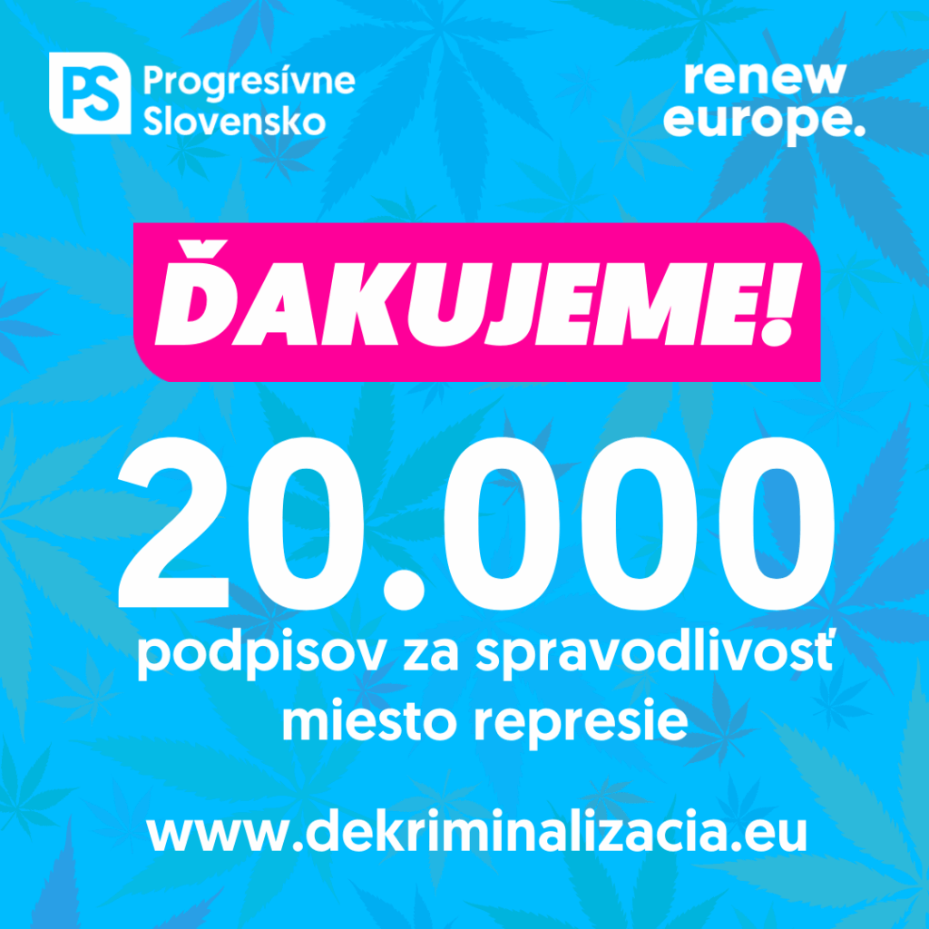 Dekriminalizáciu žiada už vyše 20.000 ľudí